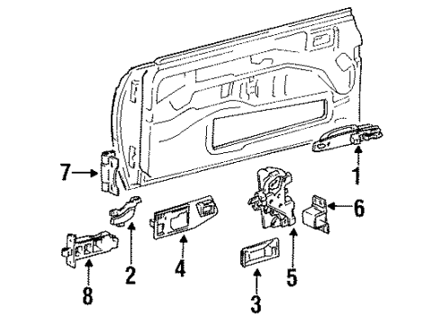 Mercedes-Benz 123-720-03-16 Check Strap Mercedes-Benz 123-720-03-16 Check Strap