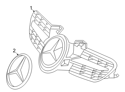 Mercedes-Benz 171-888-01-73 Side Cover Mercedes-Benz 171-888-01-73 Side Cover