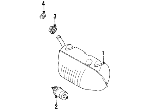 Mercedes-Benz 603-070-32-01-80 Fuel Pump 603-070-32-01-80 Mercedes-Benz Fuel Pump