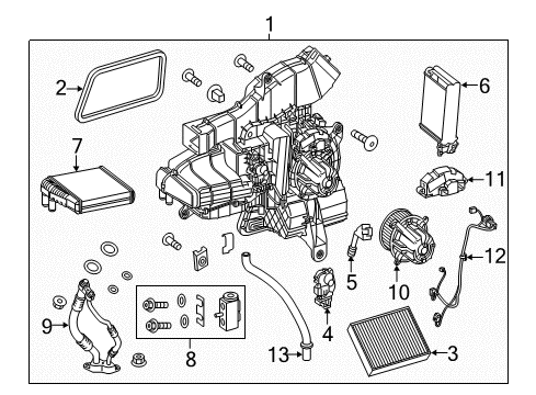Mercedes-Benz 000-830-36-05 PARTS KIT, EXPS. VALVE Mercedes-Benz 000-830-36-05 PARTS KIT, EXPS. VALVE