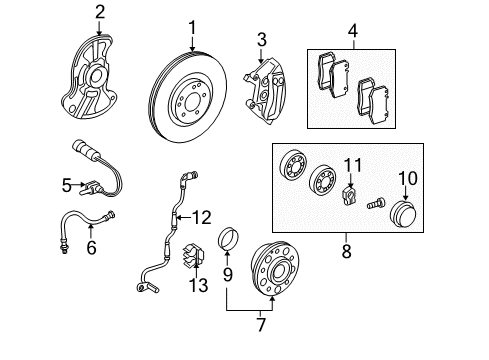 Mercedes-Benz 003-420-36-83 Caliper Mercedes-Benz 003-420-36-83 Caliper