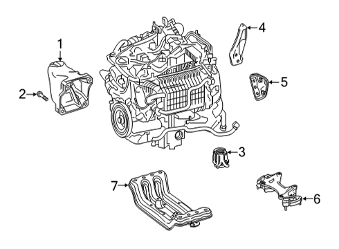 Mercedes-Benz 001-990-26-11 Crossmember Bolt Mercedes-Benz 001-990-26-11 Crossmember Bolt