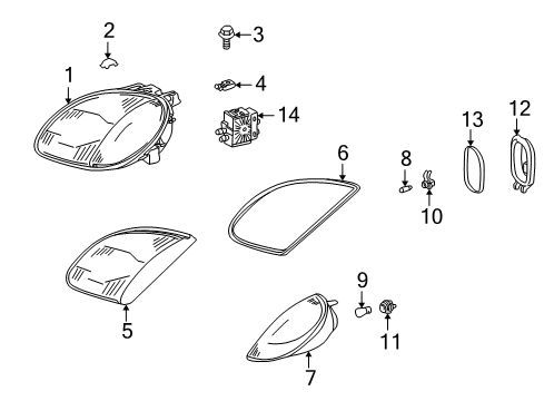 170-820-06-61 Mercedes-Benz Composite Assembly