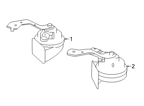 Mercedes-Benz 000-542-90-04 HORN Mercedes-Benz 000-542-90-04 HORN