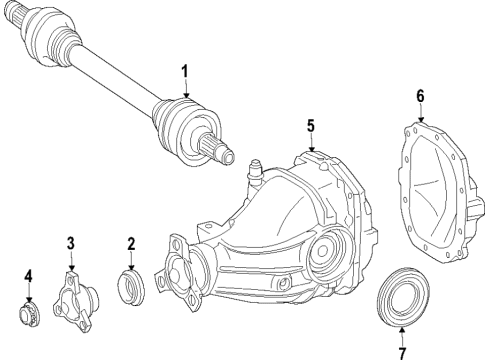 166-410-62-00 Mercedes-Benz Drive Shaft