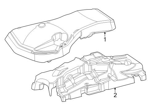 Mercedes-Benz 654-010-24-15 ENGINE COVER Mercedes-Benz 654-010-24-15 ENGINE COVER