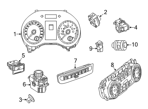 Mercedes-Benz 246-900-08-18-28-9051 Multifunction Switch Mercedes-Benz 246-900-08-18-28-9051 Multifunction Switch