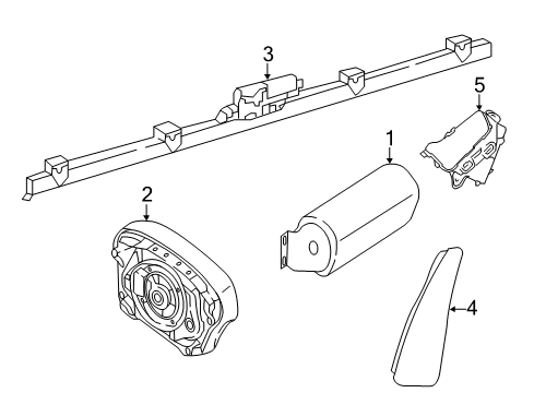 000000-005954 Mercedes-Benz Head Air Bag Bolt