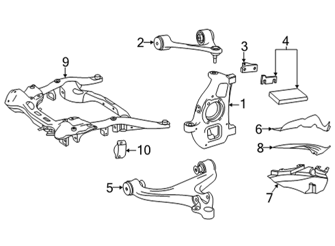 Mercedes-Benz 000-990-06-11 Engine Cradle Front Bolt 000-990-06-11 Mercedes-Benz Engine Cradle Front Bolt