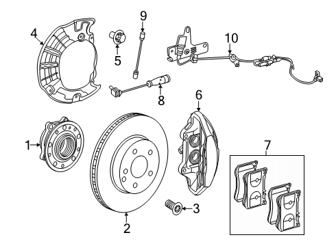 Mercedes-Benz 232-421-07-01 Fixed Caliper Mercedes-Benz 232-421-07-01 Fixed Caliper
