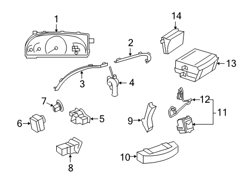 221-420-13-85 Mercedes-Benz Rear Cable