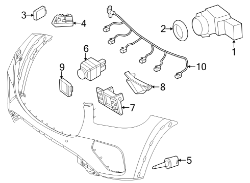 Mercedes-Benz 167-885-91-09 MOUNTING CONSOLE Mercedes-Benz 167-885-91-09 MOUNTING CONSOLE