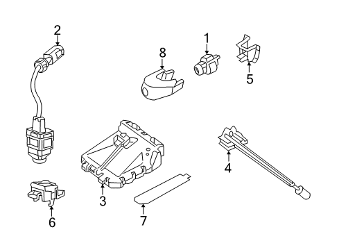 212-905-57-05 Mercedes-Benz Camera