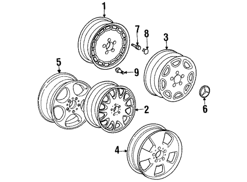 Mercedes-Benz 6-6-47-0051 Wheel Mercedes-Benz 6-6-47-0051 Wheel