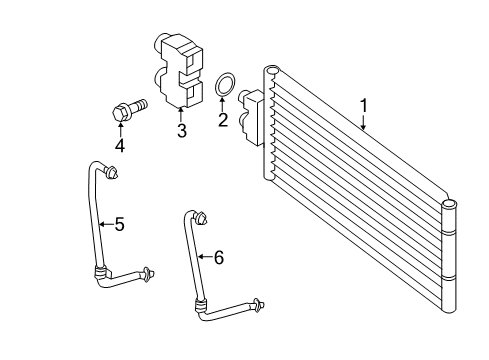 2013 Mercedes-Benz C63 AMG Trans Oil Cooler Diagram