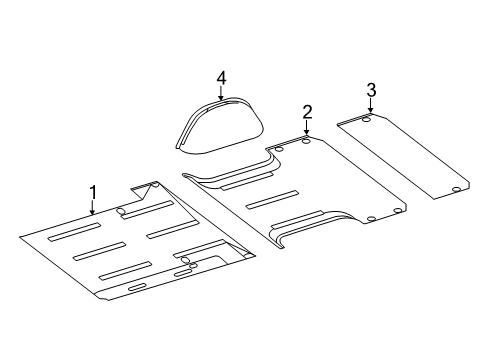 2018 Mercedes-Benz Sprinter 3500 Interior Trim - Rear Body Diagram