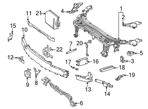 2025 Mercedes-Benz AMG GT 63 S E Performance Radiator Support