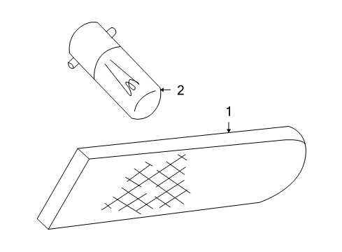 2001 Mercedes-Benz C240 Signal Lamps Diagram