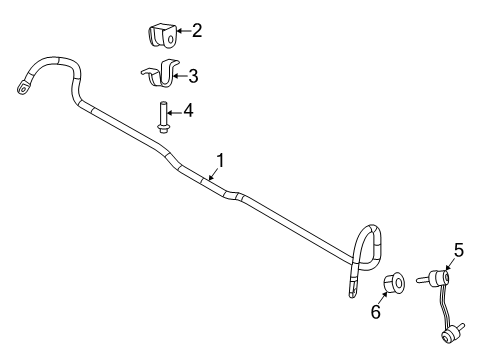 2024 Mercedes-Benz eSprinter Stabilizer Bar & Components