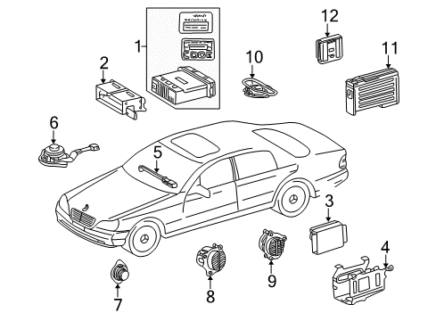 2005 Mercedes-Benz CL65 AMG Sound System