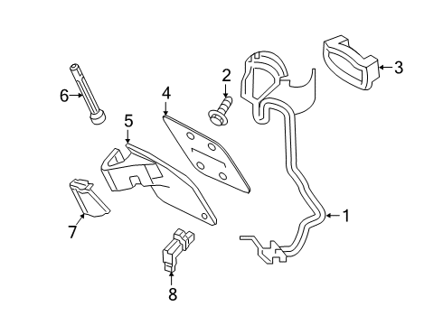 2020 Mercedes-Benz S560 Bumper & Components - Rear Diagram