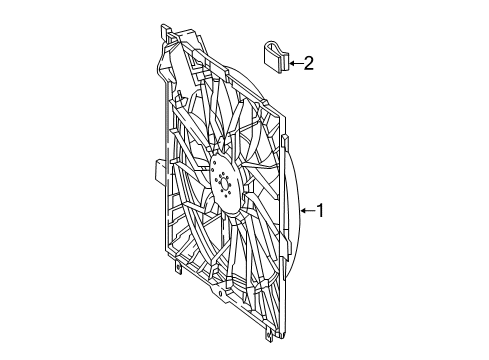 2017 Mercedes-Benz G65 AMG Cooling Fan Diagram