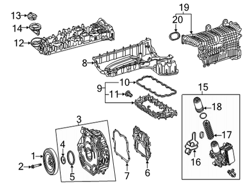 2025 Mercedes-Benz GLE53 AMG Engine Parts