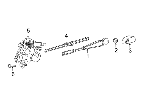 2024 Mercedes-Benz G63 AMG Wipers Diagram