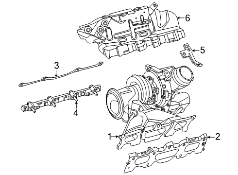 2025 Mercedes-Benz GLE450e Turbocharger & Components