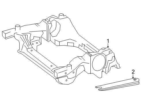 2025 Mercedes-Benz GLC63 AMG S E Performance Suspension Mounting - Front