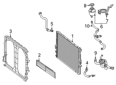 2017 Mercedes-Benz AMG GT S Intercooler - Belts Diagram 2