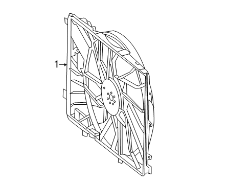 2017 Mercedes-Benz CLS63 AMG S Cooling Fan Diagram