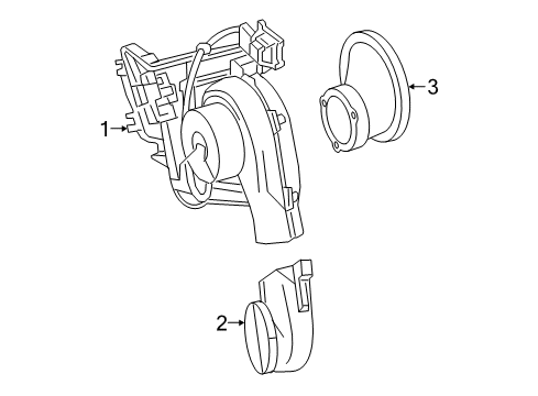 2015 Mercedes-Benz B Electric Drive Ducts Diagram