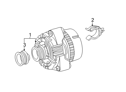 1999 Mercedes-Benz ML430 Alternator Diagram
