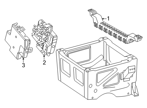 2024 Mercedes-Benz eSprinter Fuse & Relay