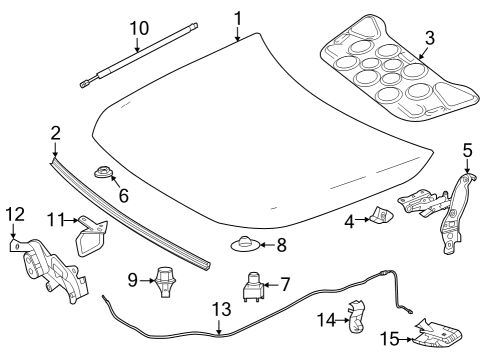 2025 Mercedes-Benz CLA35 AMG Hood & Components