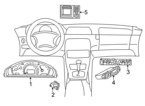 2002 Mercedes-Benz C230 Mirrors Diagram