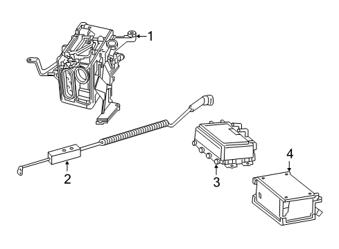 2018 Mercedes-Benz GLC350e Electrical Components Diagram