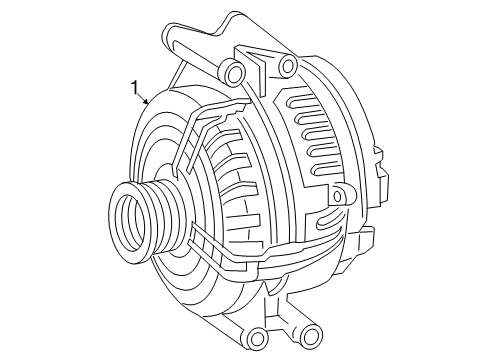 2010 Mercedes-Benz SLK300 Alternator