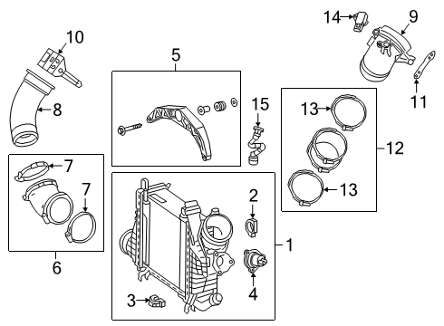 2019 Mercedes-Benz C300 Intercooler Diagram