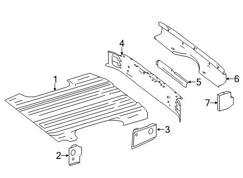 2024 Mercedes-Benz Sprinter 2500 Rear Floor & Rails