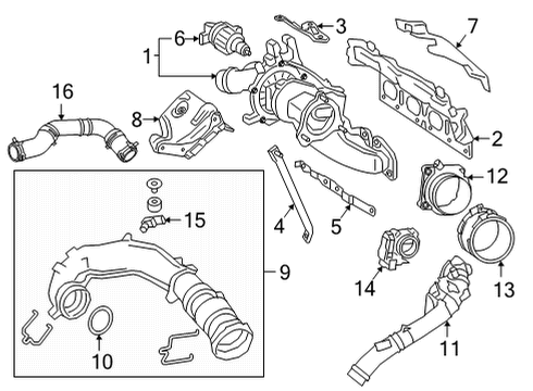 2023 Mercedes-Benz GLB35 AMG Throttle Body Diagram