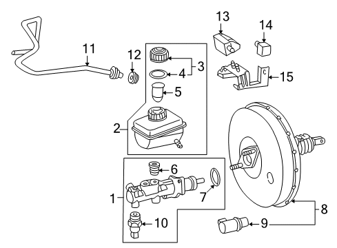 1999 Mercedes-Benz ML320 Yaw Rate Sensor Diagram for 163-542-23-18