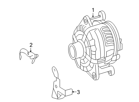 2008 Mercedes-Benz ML350 Alternator