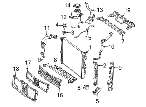 2024 Mercedes-Benz AMG GT 55 Radiator & Components