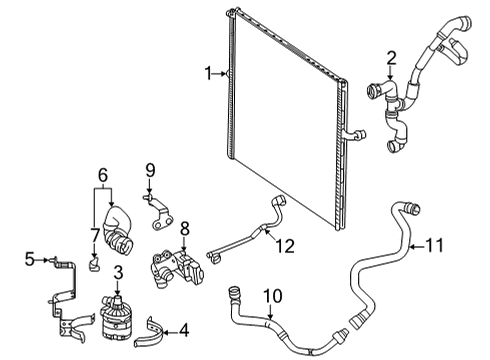 2023 Mercedes-Benz GLE53 AMG Powertrain Control Diagram