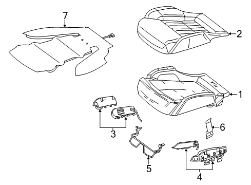 2019 Mercedes-Benz SL450 Heated Seats Diagram