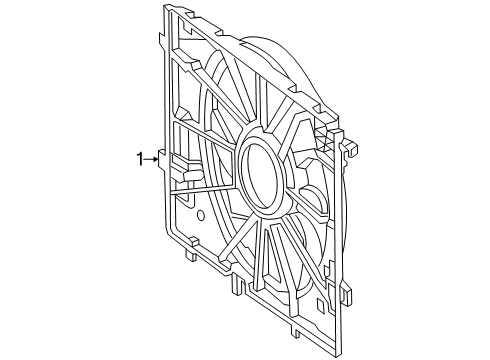 2024 Mercedes-Benz GLC300 Cooling Fan Diagram