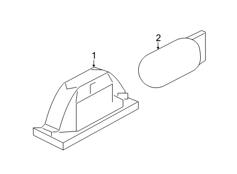 2024 Mercedes-Benz eSprinter License Lamps