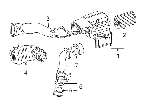 2005 Mercedes-Benz C230 Filters Diagram